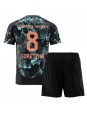 Bayern Munich Leon Goretzka #8 Replika Borta Kläder Barn 2024-25 Kortärmad (+ byxor)
